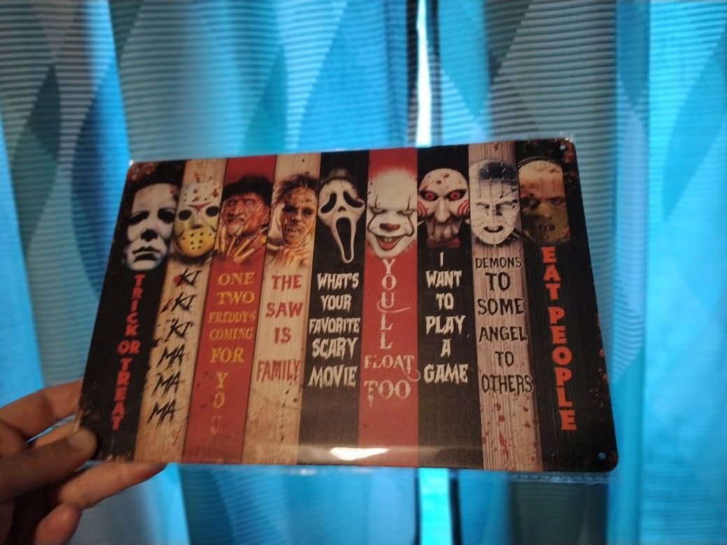Halloween Tin Sign 