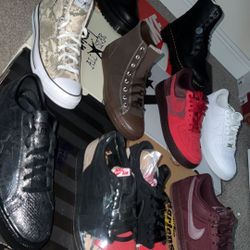 Nike, Converse all star, Dr Martin, Vans all brand new dead