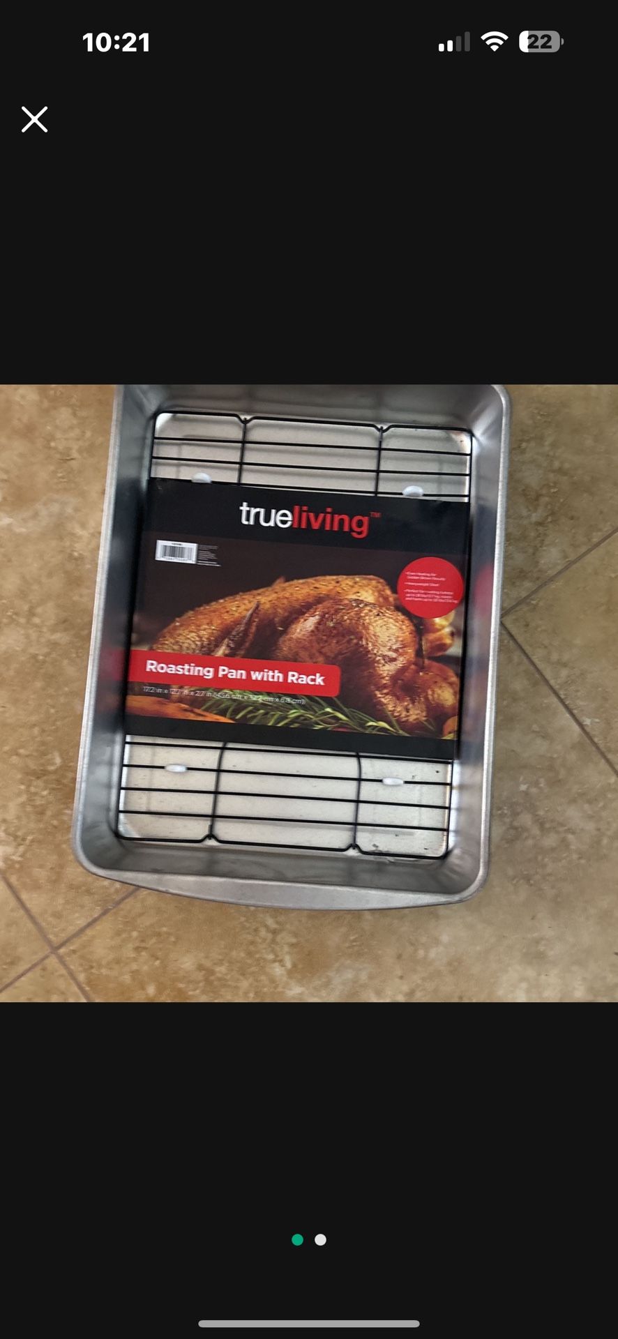 Roasting pan with rack/Baking/New