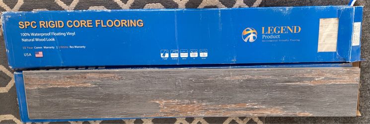 Vinyl Plank Flooring 7 boxes! great price!