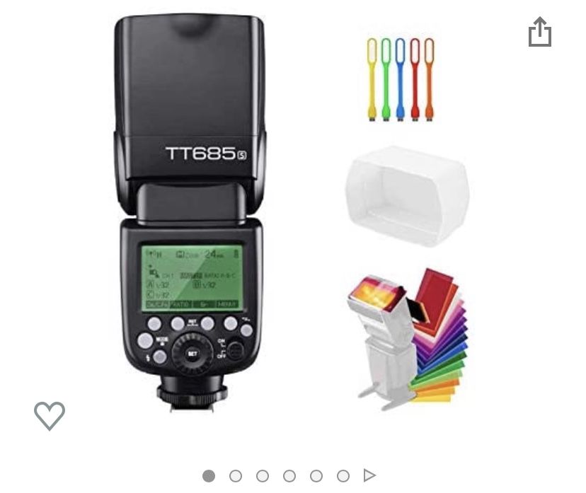 Godox TT685S TTL GN60 High Speed Sync 1/8000s Wireless Master