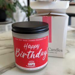 Happy Birthday Scented Candle