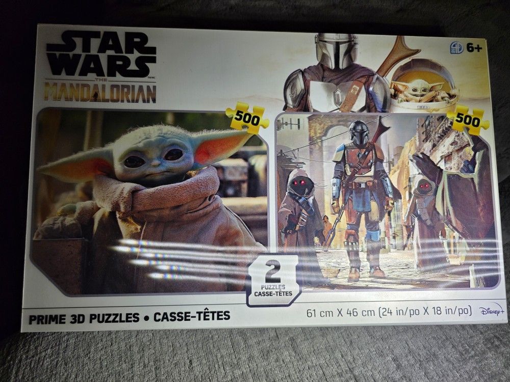 Star Wars The Mandalorian Prime 3D Puzzles *NEW*