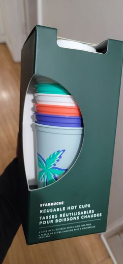 STARBUCKS 6PK HOT CUPS