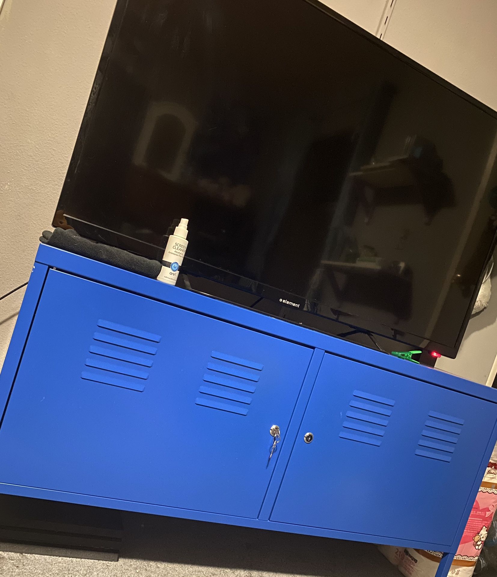 IKEA PS Cabinet Blue tv stand media console