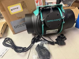 Mars Hydro DF150-M 6” Inline Duct Fan 402 CFM w/ Speed Controller 110-240V