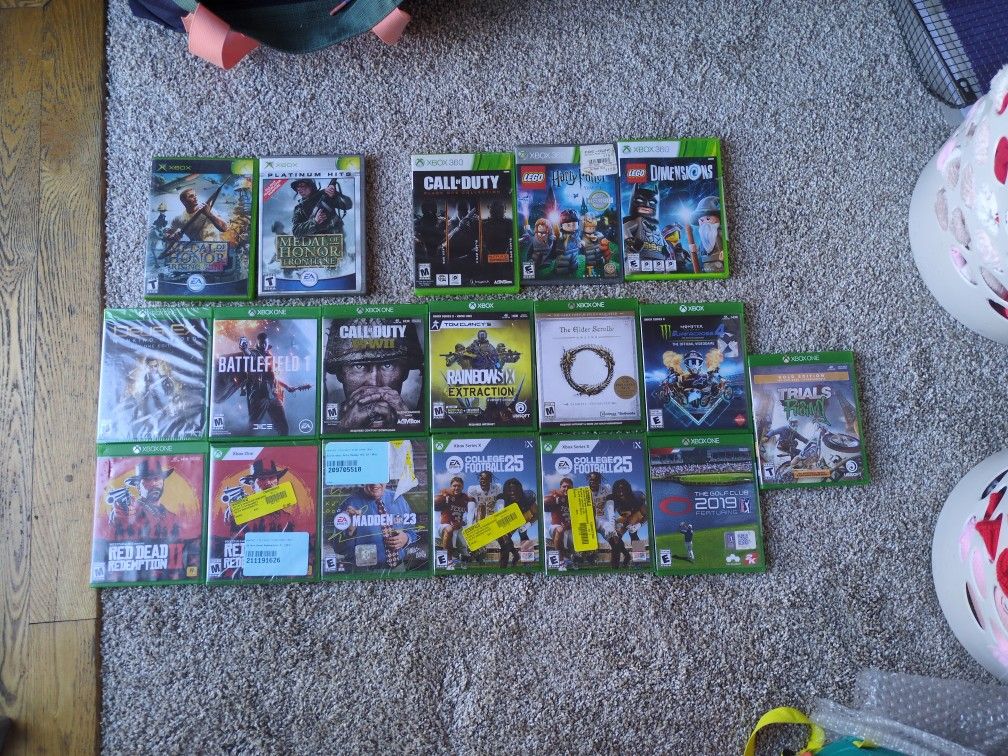 Xbox, Xbox 360, & Xbox One Games