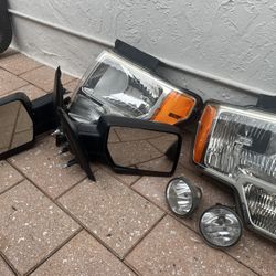 F-150 (2012) Headlights, Mirrors, and Rear Glass