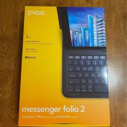 New Zagg Messenger Folio 2 For 10.2" iPad, 10.5" iPad Air 3