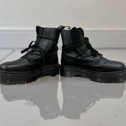 Dr Marten Jerick 2 Lace Leather Boots Similar To Rick Owen’s Style Rare