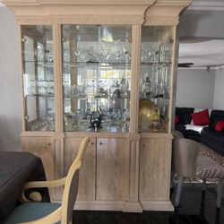 Dinning Table And Chairs Free China Cabinet