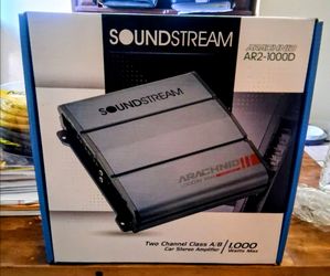 Soundstream 1000 watts 2 Ch Amplifier Brand New In The Box