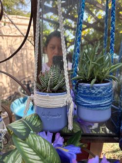 Hanging plants macrame