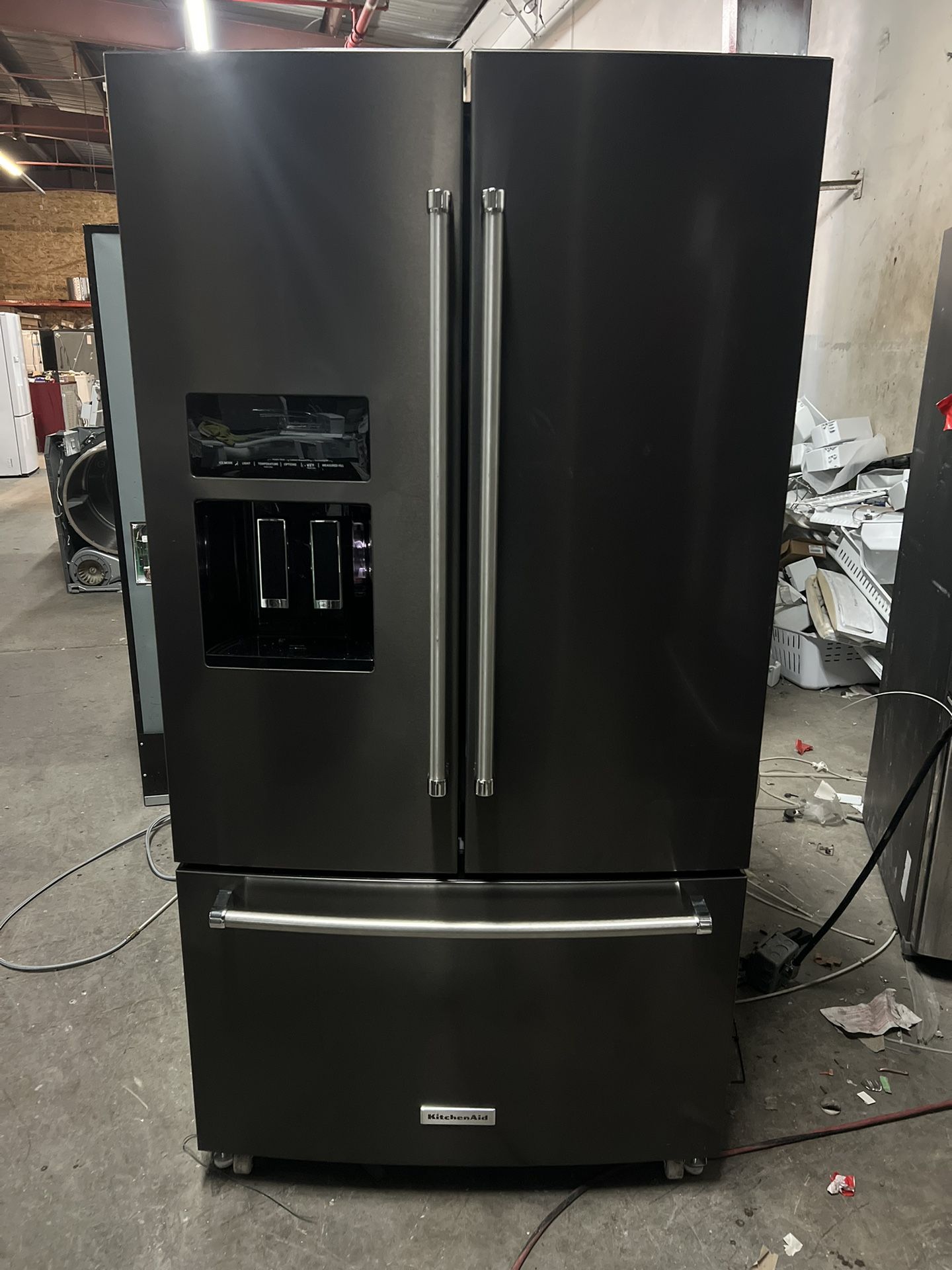 2022 Kitchen Aid Black Stainless Steel Refrigerator