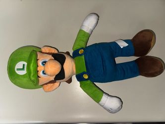 Jumbo Luigi Plush 18 inches Nintendo Super Mario  LUIGI Plush Toy