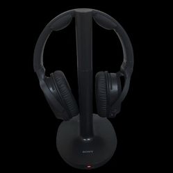 Sony RF400 Over the Ear Wireless Headphones with Accessories - Black