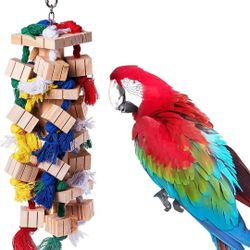 Wooden Toy For Large Parrots
