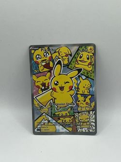 Non TCG Pokemon Pikachu Fan Art Card