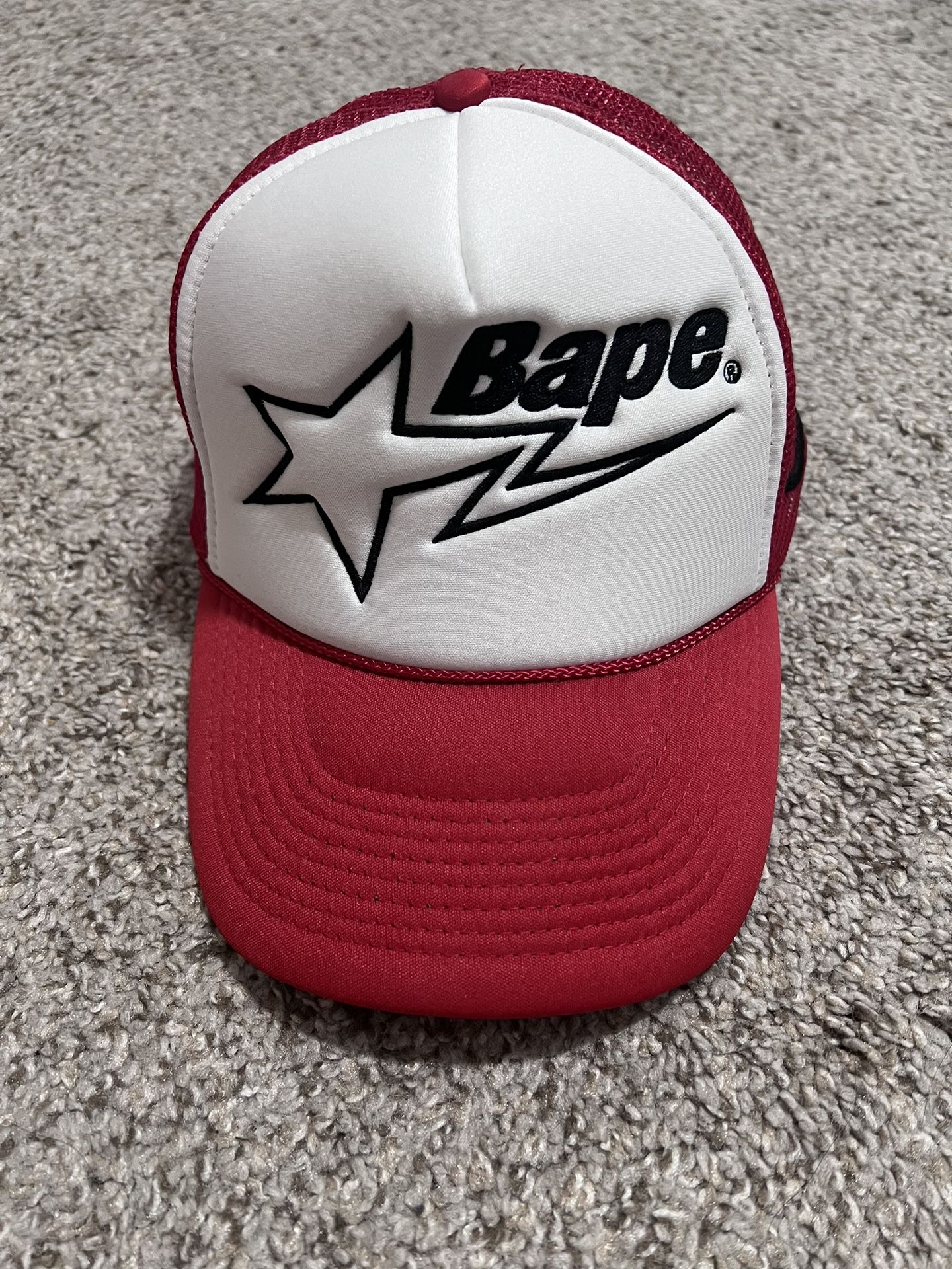Red/White Bape Trucker Hat