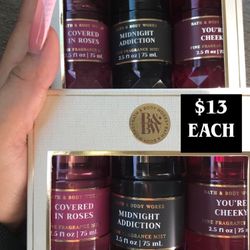 Bath & BodyWorks 3 Piece Fragrance Mist