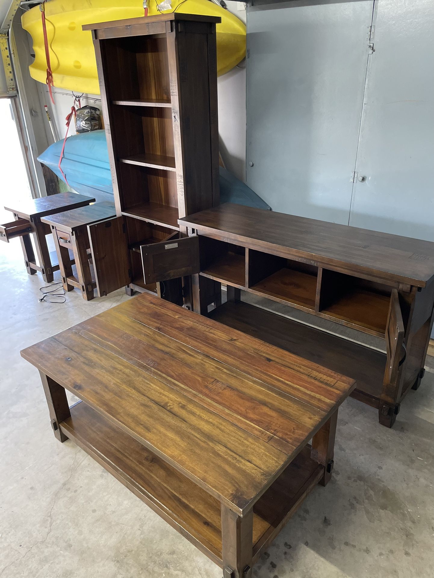 Coffee Table And Entertainment Center