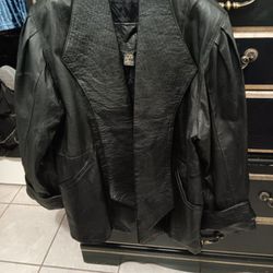 Leather Jacket Size Medium  Like New