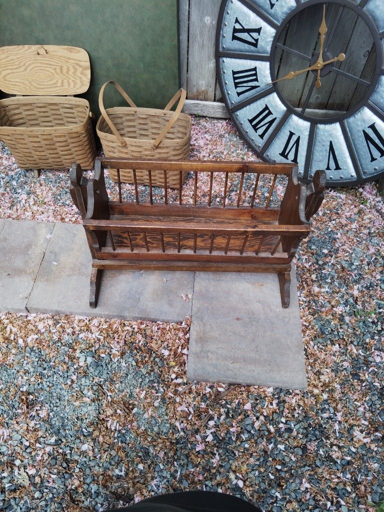 Antique Doll Crib