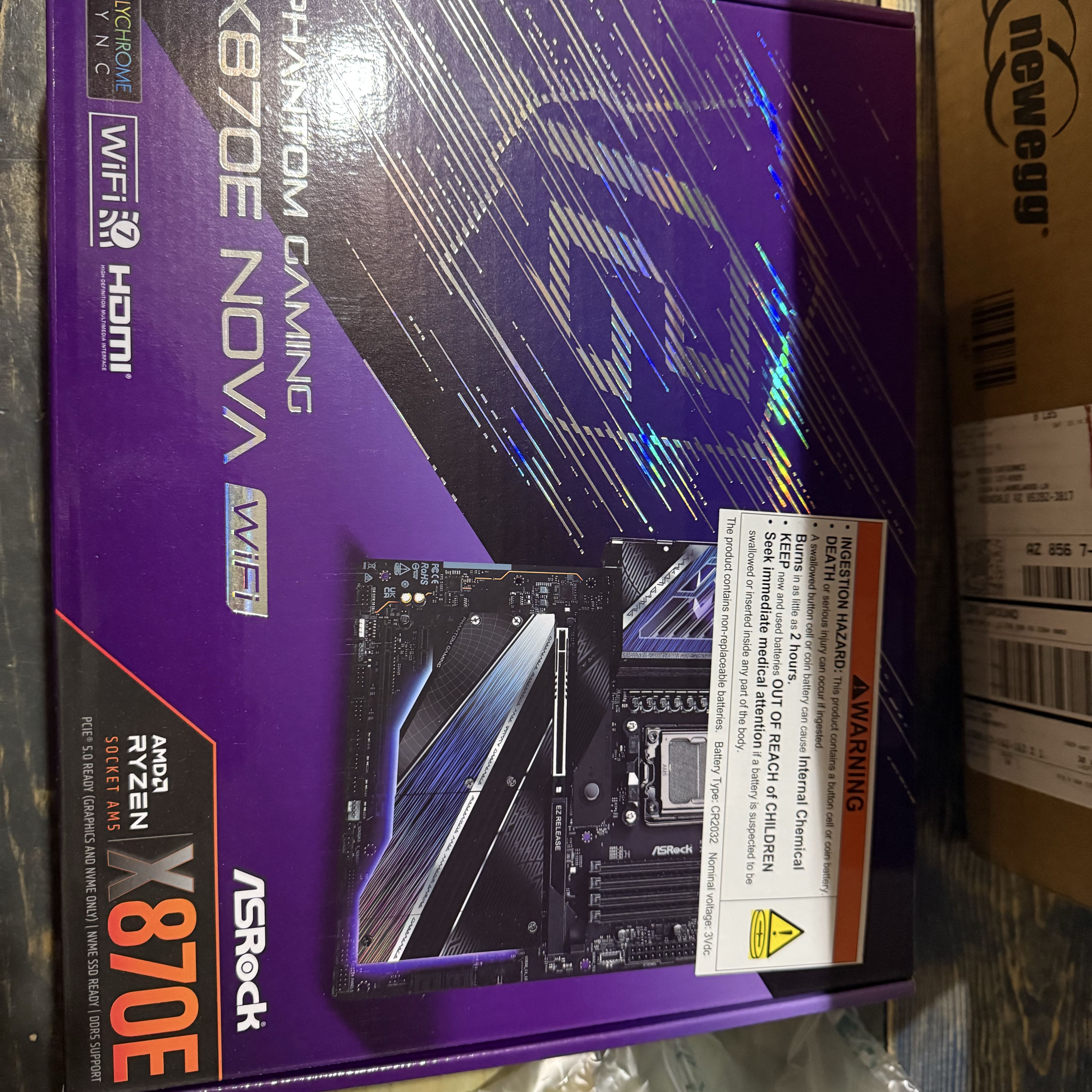 ASRock X870E Nova WiFi Gaming Motherboard