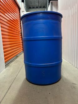 55 Gallon Water/Food Grade Plastic Drums