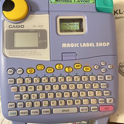Casio Magic Label Shop Label Maker