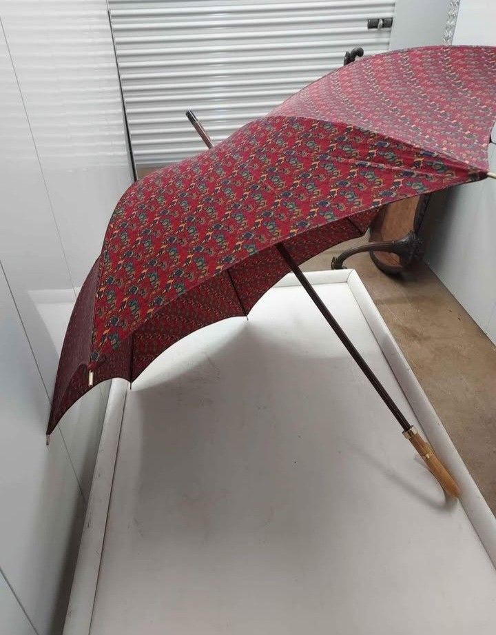 Salvatore Ferragamo Horse Patterned Umbrella