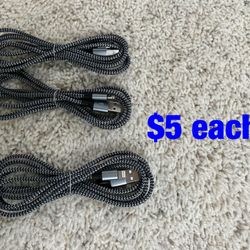 Phone  chargers   -   $5  each