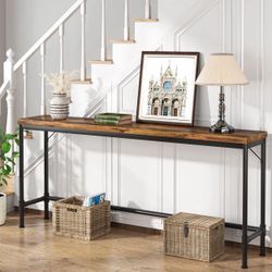Tribesigns Narrow Console Table, 70.9" Extra Long Sofa Table Industrial Hallway Table Brand New still in the box B679