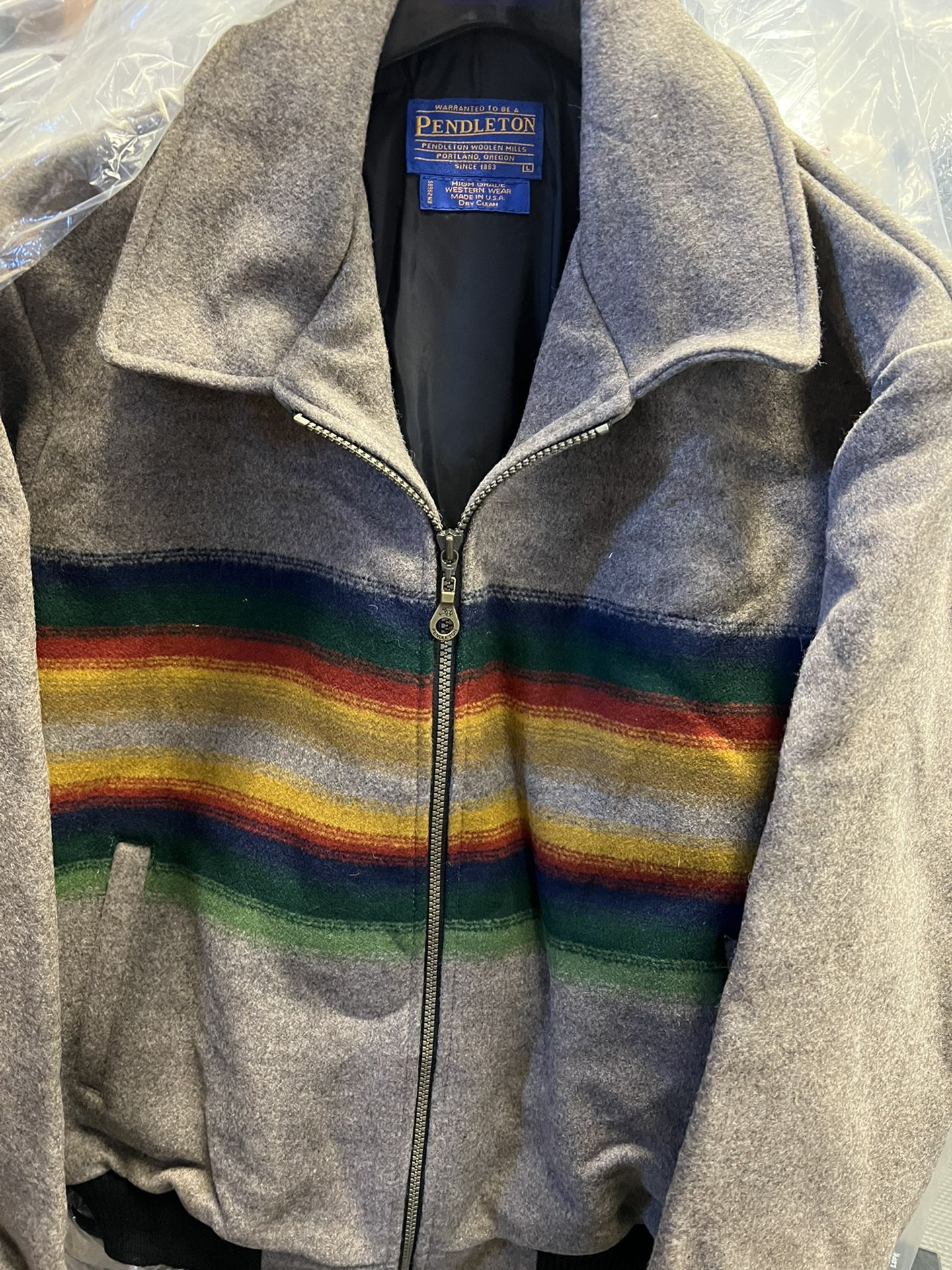 Vintage Pendleton Jackets: Made In USA (Size Mens L)