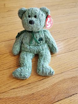 Shamrock Bear. - TY Beanie Baby