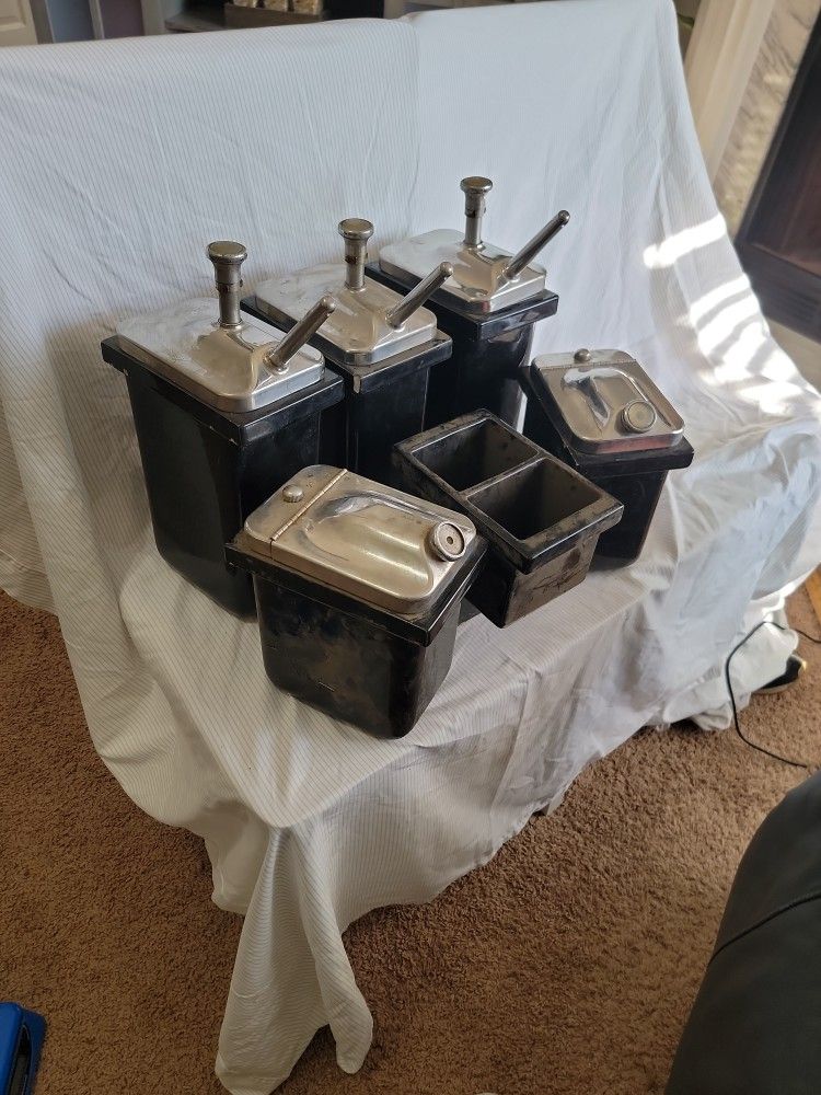 Vintage Lot of Hall Porcelain Soda Ice cream Dispensers