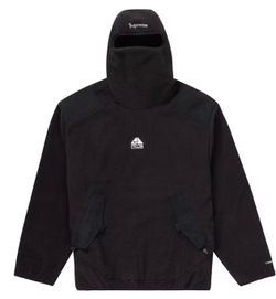 Nike x Supreme Men's Black Fleece Hoodie- size large