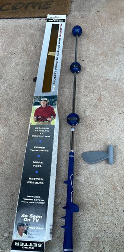 David Leadbetter Swing Setter Practice Trainer Golf Club 36”