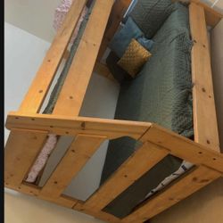 Bunk Beds  Very Good Condition  With one twin Mattress    TWith stairs 