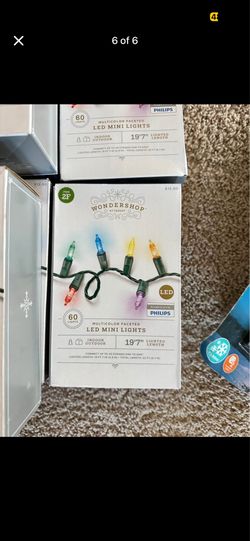 Christmas Lights Lot All New Philips and Wondershop LED Sets