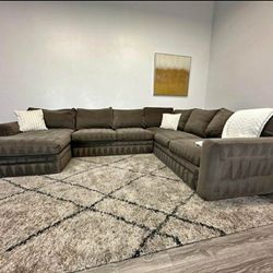 BRAND NEW GREY SECTIONAL CLOUD SAME DAY DELIVERY 