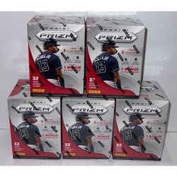 (5) 2020 Panini Prizm Baseball Blaster Boxes - 5 Box Lot - Brand New & Factory Sealed MLB Cards Box
