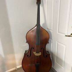Shen Upright Double Bass W/ Case, 2 Bows, Sheath