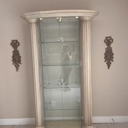 Curio Cabinet Antique, Vintage