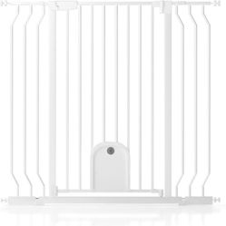“New”Extra Tall Safety “Walk Thru Gate W/pet Door At Bottom(press Mounted(30”-43”)retail$79