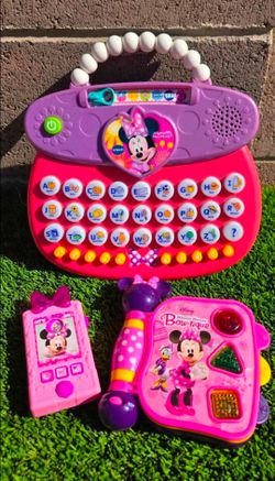 Minnie Mouse Learning Toys Pink/Purple Colors
