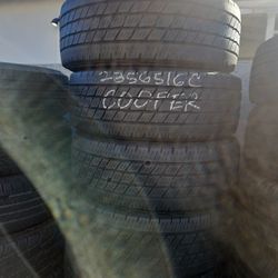 Set Of Used Tires.