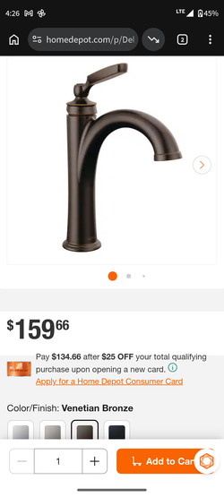 Delta faucet