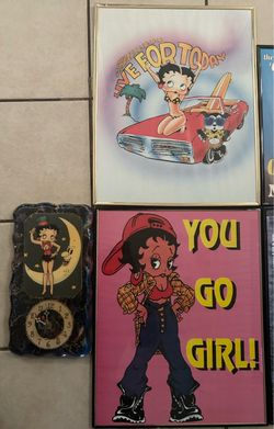 Betty Boop Clock/Posters