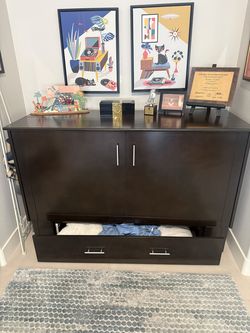 Like new hide a bed cabinet